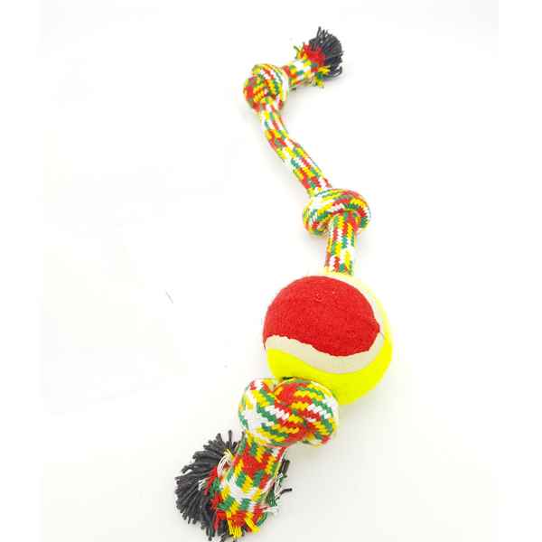 EuroDog Diş İpi Üç Dü. Karışık Renk Tenis Top 44Cm