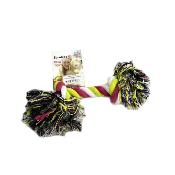 EuroDog Diş İpi Çift Düğüm Yeşil 37 Cm