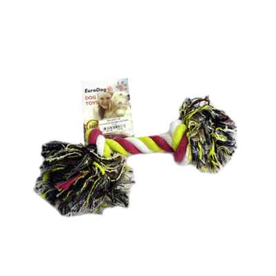 EuroDog Diş İpi Çift Düğüm Yeşil 37 Cm