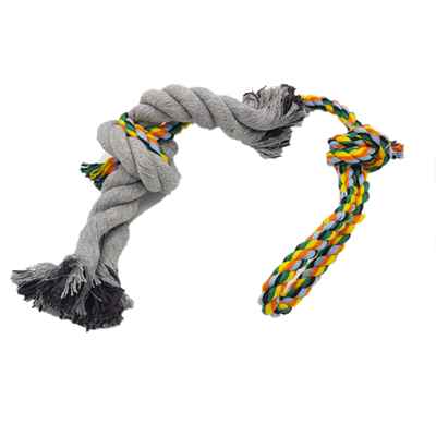 EuroDog Diş İpi Uzun Halat Çok Renkli Püsküllü 60 Cm