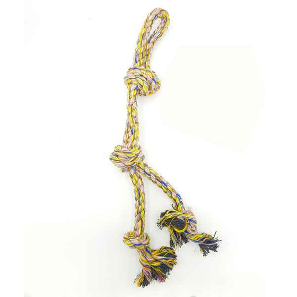 EuroDog Diş İpi Dört Düğüm Kalın Yeşil 65 Cm