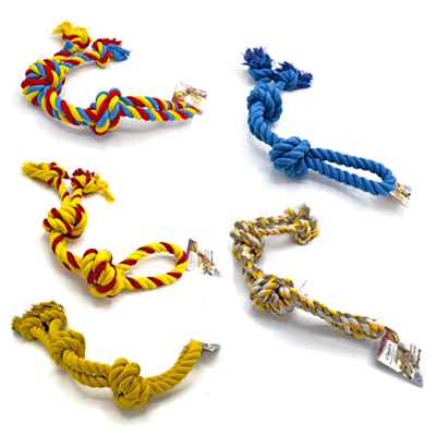 EuroDog Diş İpi Dört Düğ. Kalın Karışık Tip 65Cm