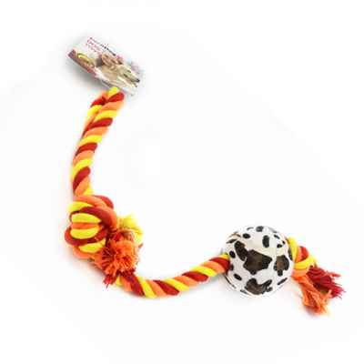 EuroDog Diş İpi Sarı-Kırmızı-Turuncu  Toplu 45 Cm