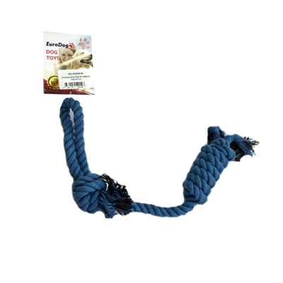 EuroDog Diş İpi Mavi Tek Düğümlü Rulo 45 Cm