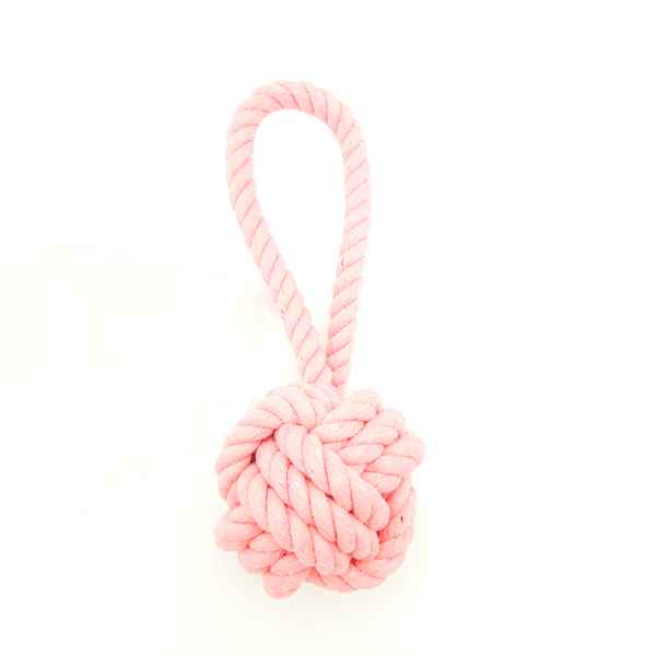 EuroDog Diş İpi Gri İp Örme Topuzlu 18 Cm