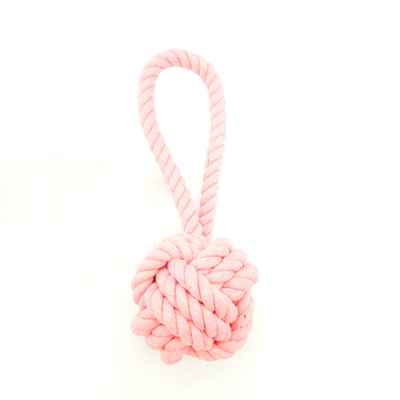 EuroDog Diş İpi Gri İp Örme Topuzlu 18 Cm