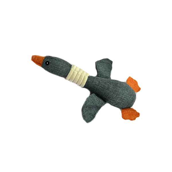 EuroDog Kumaş Mavi Sesli Ördek Köpek Oyuncağı