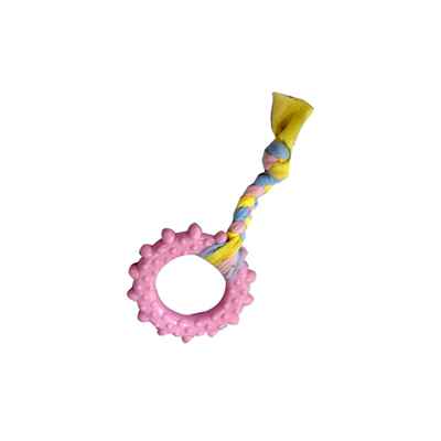 EuroDog Puppy Toys Pembe Çark Diş Kaşıma Oyuncağı