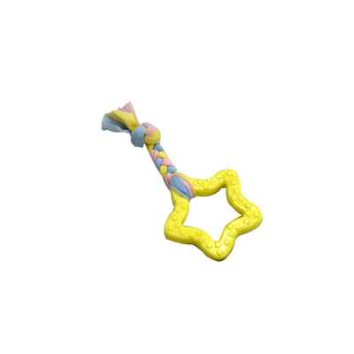 EuroDog Puppy Toys Sarı Beşgen Diş Kaşıma Oyuncağı