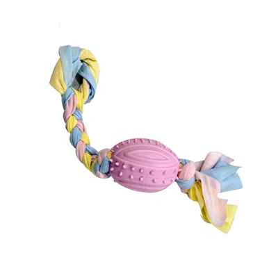 EuroDog Puppy Toys Pembe Rugby Topu Diş Kaşıma Oy.