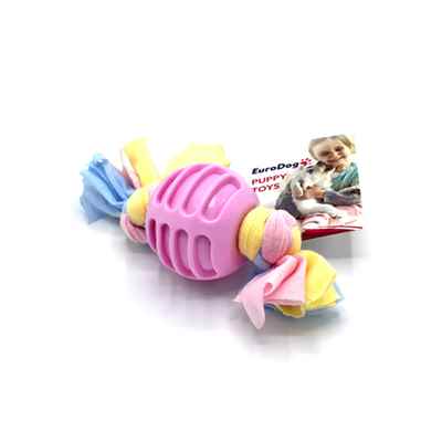 EuroDog Puppy Toys Pembe Ufak Top Diş Kaşıma Oy.