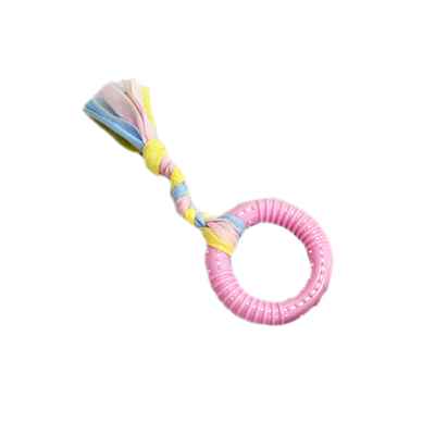 EuroDog Puppy Toys Pembe Halka Diş Kaşıma Oyuncağı