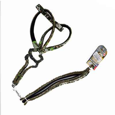 EuroDog Köp.Uztm+Göğüs Tasması Kamuflaj 15mm 120cm