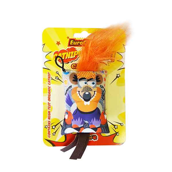 EuroCat Kedi Oyuncağı Turuncu Saçlı Fare 21cm