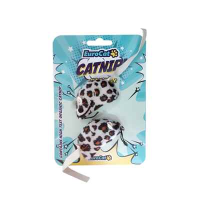 EuroCat Kedi Oyuncağı Leopar Fare 2 Li