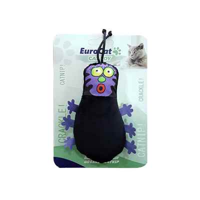 EuroCat Kedi Oyuncağı Siyah Tırtıl 11 cm