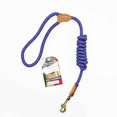 EuroDog Köpek Uzatma Reflektörlü  8mm x 120cm Mor