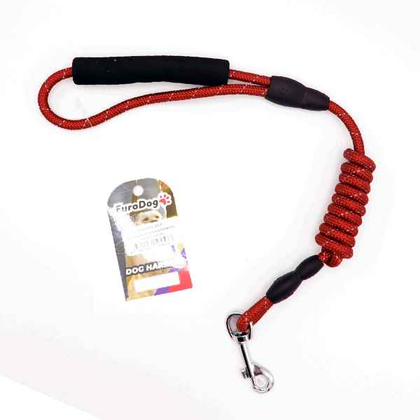 EuroDog Köpek Uzatma Reflktörlü  8mmx120cm Kırmızı