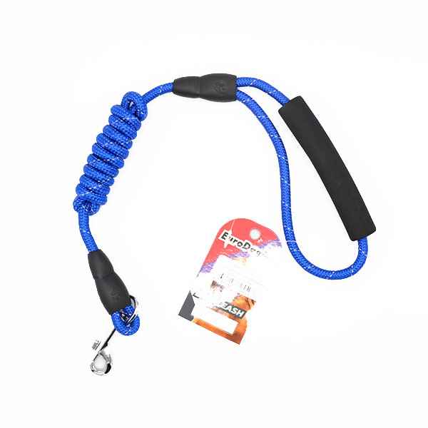 EuroDog Köpek Uzatma Reflektörlü  8mmx120cm Mavi