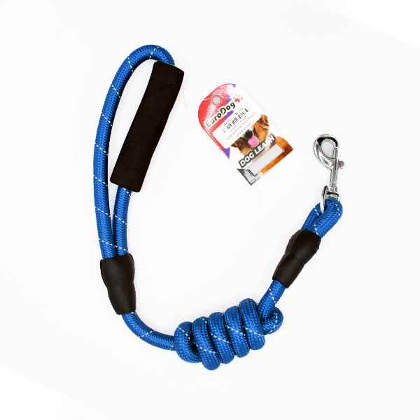 EuroDog Köpek Uzatma Reflektörlü  14mmx120cm Mavi