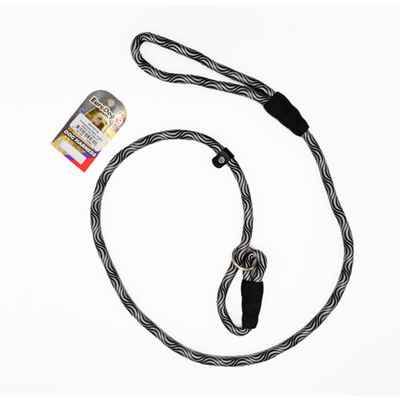 EuroDog Köpek Uzatma +Boğma 14mmx120cm Siyah Gri