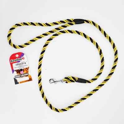 EuroDog Köpek Uzatma 8mm x 120cm Sarı Siyah