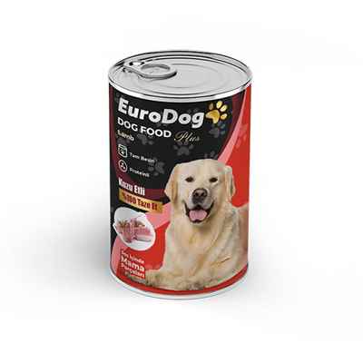 EuroDog Köpek Konservesi Kuzu Etli 415 Gr