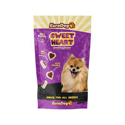 EuroDog Sweet Heart Kuzu Etli 100 Gr.