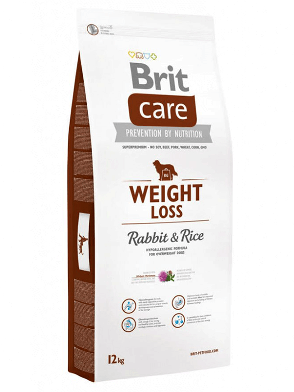 Brit Care Weight Loss Tavşan Etli Hipoalerjenik Diyet Köpek Maması 12 Kg