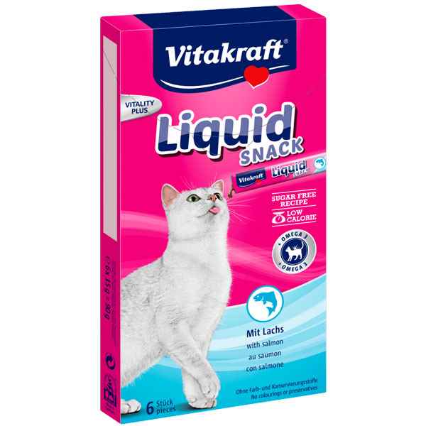 Vitakraft Kedi Sıvı Ödül Somon+Omega3 90gr 11