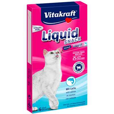 Vitakraft Kedi Sıvı Ödül Somon+Omega3 90gr 11