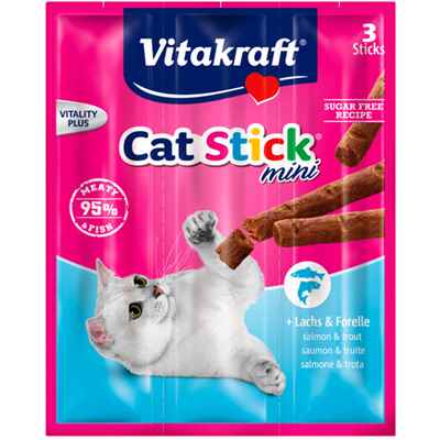 Vitakraft Cat Stick Somon+Alabalık 3ad 18 gr