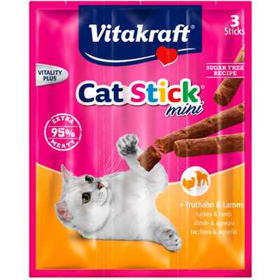 Vitakraft Cat Stick Kuzu+Hindi 3 ad 18 gr
