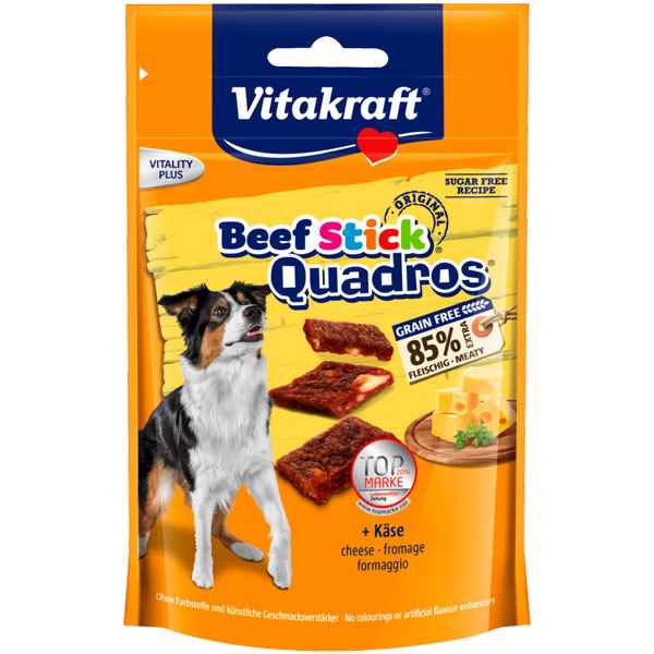 Vitakraft Beef Stick Quadros Peynirli 70gr