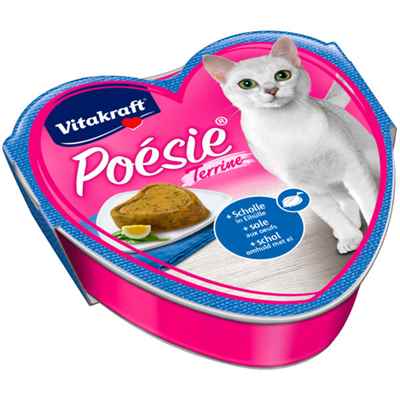 Vitakraft Poesie Yaş Kedi Mama Yumurta Sos Balık 85g