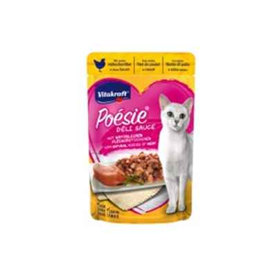 Vitakraft Poesie Yaş Kedi Maması Tavuklu 85g