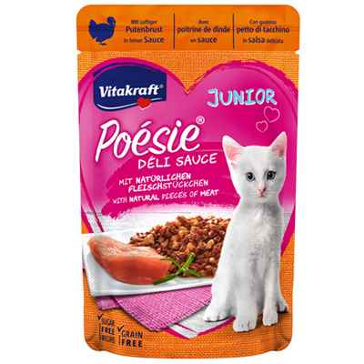 Vitakraft Poesie Deli Sauce Pouch Yavru Kedi Maması Hindi Etli 85 G
