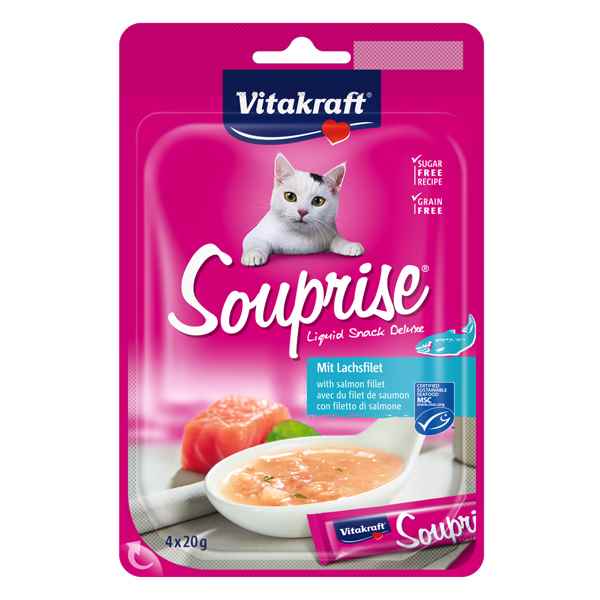 Vitakraft Kedi Sıvı Ödül Somonlu Çorba (4x20G) 18