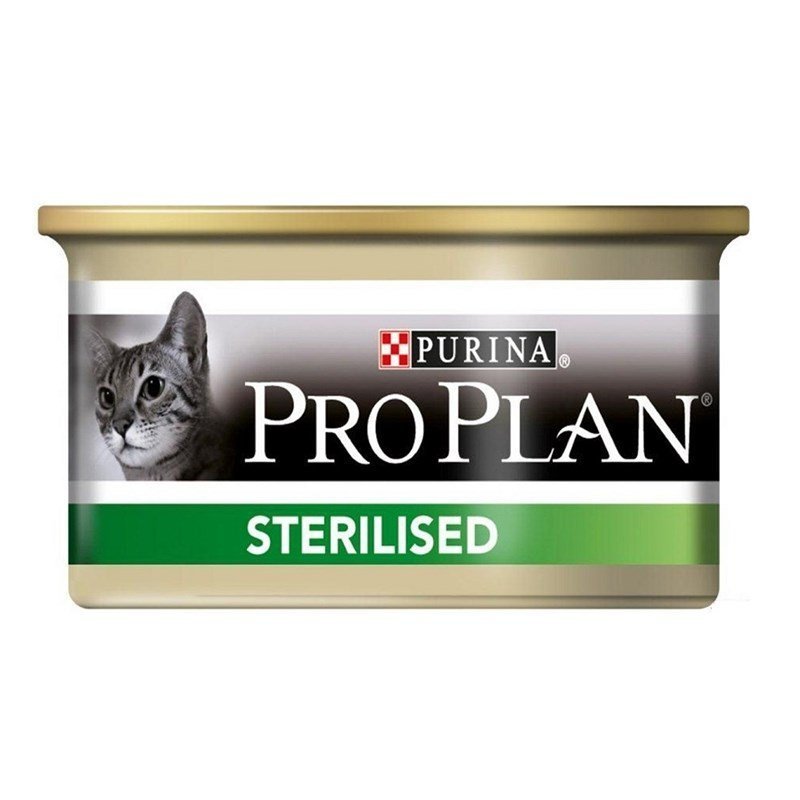 proplan Sterilised Somonlu Kısırlaştırılmış Yetişkin Kedi Konservesi 85 Gr