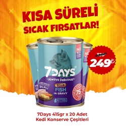 7Days 415 Gr x 20 Adet Kedi Konserve Çeşitleri