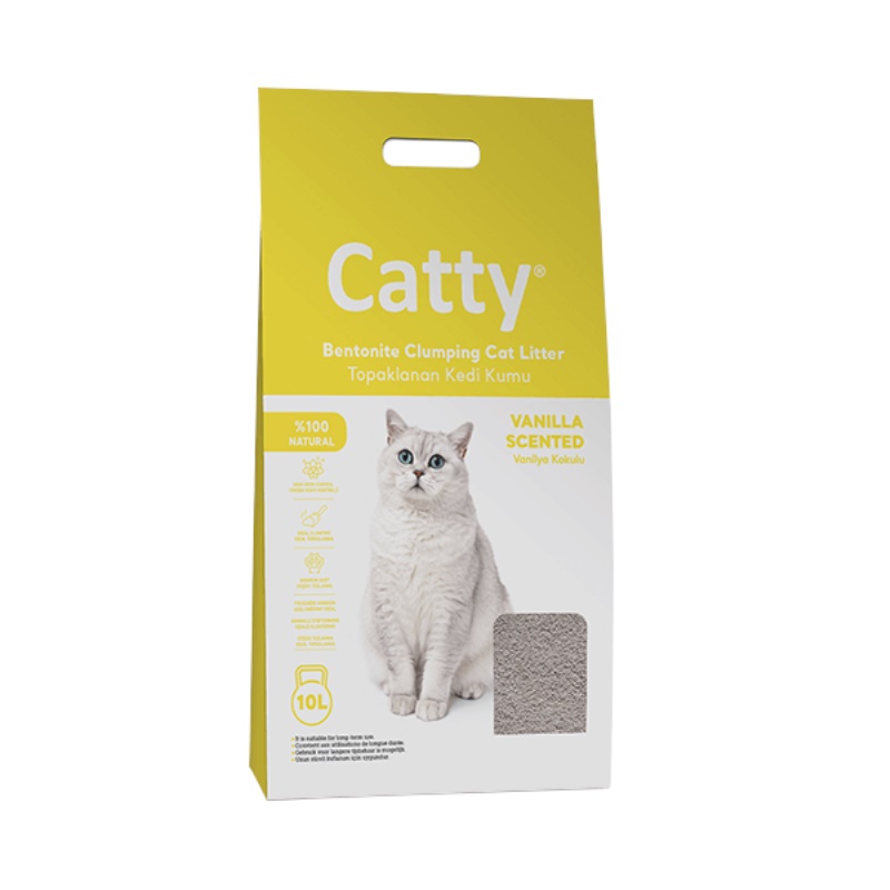Catty Vanilya Kokulu Kedi Kumu 10 lt x 2 Adet