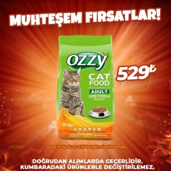 Ozzy 15 Kg Kuzu Etli Yetişkin Kedi Maması