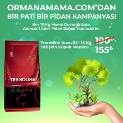 Trendline Kuzu Etli Yetişkin Köpek Maması 15 Kg (Fidan Hediyeli)