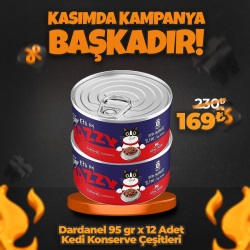 Dardanel Jazzy Kedi Konservesi 95gr x 12 Adet