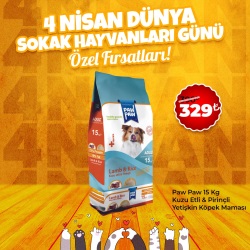 Paw Paw Kuzu Etli Ve Pirinçli Yetişkin Köpek Maması 15 Kg