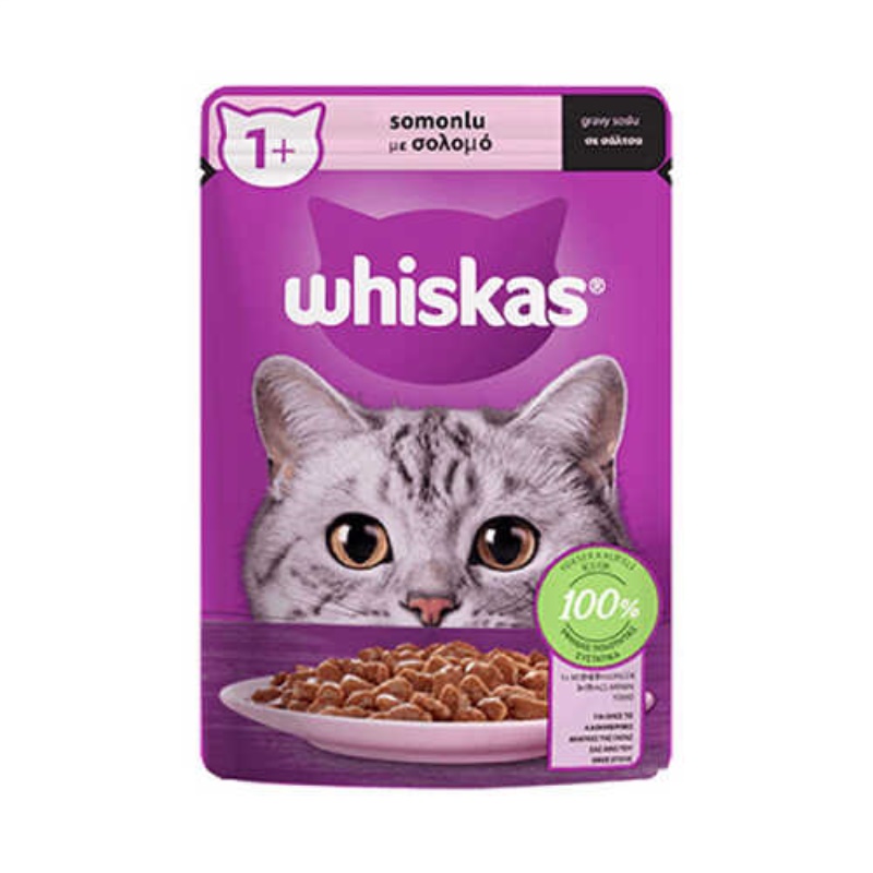 Whiskas Pouch Sos İçinde Yetişkin Kedi Konservesi Çeşitleri 12 Adet 85 Gr