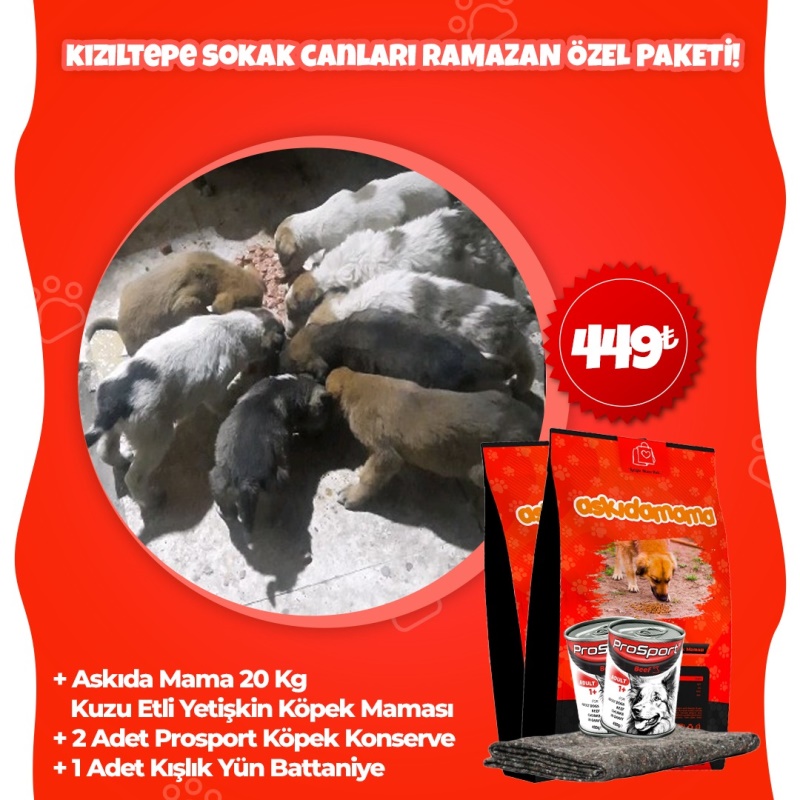 Kızıltepe Sokak Canları Ramazan Özel Paketi