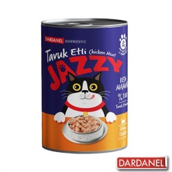 Dardanel Jazzy Tavuk Etli Kedi Konservesi 400gr x 24 Adet