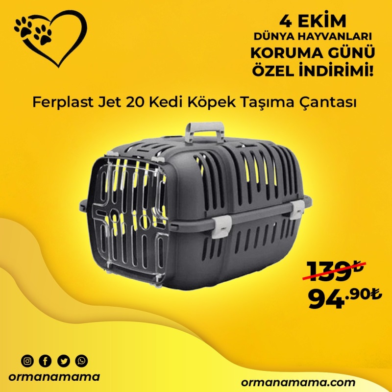 Jet20 Kedi ve Köpek Taşıma Kabı