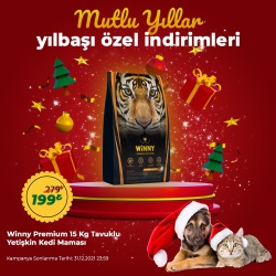 Winny Premium 15 Kg Tavuklu Yetişkin Kedi Maması